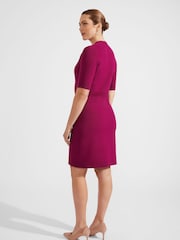 Hobbs Purple Marianne Dress - Image 3 of 5