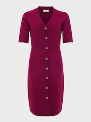 Hobbs Purple Marianne Dress - Image 5 of 5