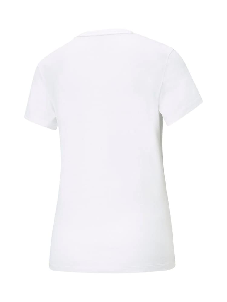 Puma White ESS Logo 100% Cotton T-Shirt - Image 7 of 7