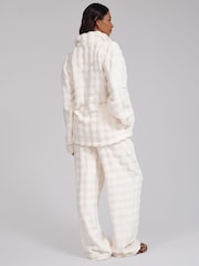 Loungeable Luxury Bubble Fleece Quarter Zip and Trousers Lounge Set - Obrázek 2 z 6