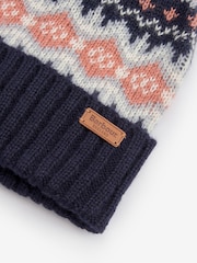 Barbour® Pink/Black Fairisle Pattern Knitted Dog Jumper - Image 7 of 8