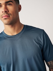 Bleu - Active Gym Texture Training T-Shirt - Image 1 de 11