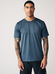 Bleu - Active Gym Texture Training T-Shirt - Image 3 de 11