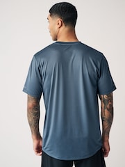 Bleu - Active Gym Texture Training T-Shirt - Image 5 de 11