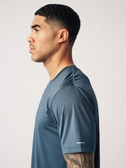 Bleu - Active Gym Texture Training T-Shirt - Image 6 de 11