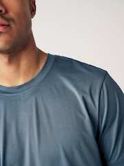 Bleu - Active Gym Texture Training T-Shirt - Image 7 de 11