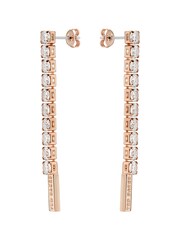 Ted Baker Pink MELLSIE Crystal Drop Earrings - Image 3 of 3