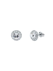 Ted Baker Silver Tone SOLETIA: Solitaire Sparkle Crystal Stud Earrings - Image 3 of 4