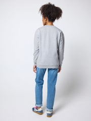SCAMP & DUDE Grey Long Multi Bolt Oversized Sweatshirt - Image 2 of 2