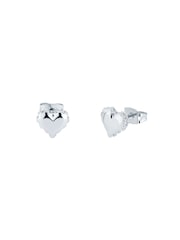 Ted Baker Silver Tone SERSY: Crystal Sparkle Heart Stud Earrings - Image 2 of 3