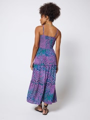SCAMP & DUDE Pink Leopard Ray Bandeau Dress - Image 3 of 5