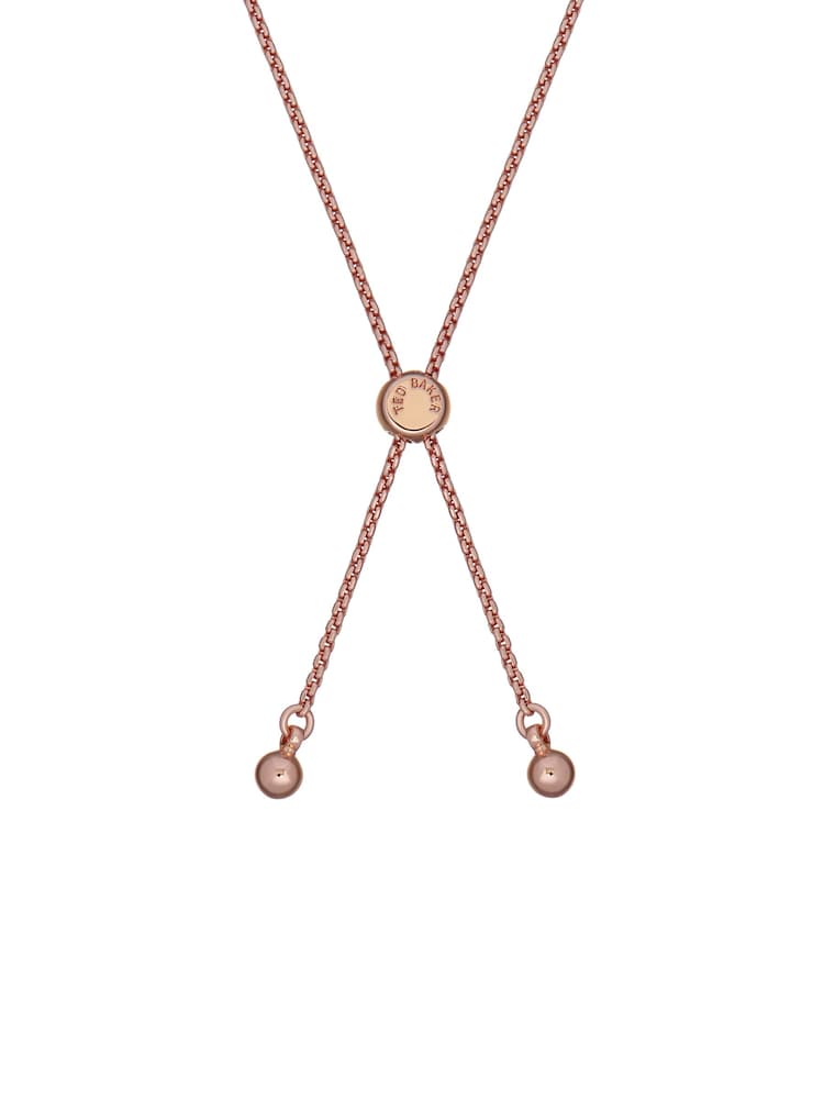 Ted Baker Pink SOLETA: Solitaire Sparkle Crystal Adjustable Bracelet - Image 4 of 5