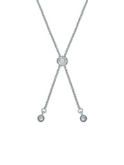 Ted Baker Silver Tone SOLETA: Solitaire Sparkle Crystal Adjustable Bracelet - Image 3 of 5