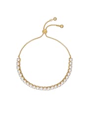 Ted Baker Gold Tone PERRMEL: Pearl Adjustable Tennis Bracelet - Image 2 of 4