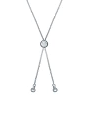 Ted Baker Silver Tone SARSAH: Crystal Sparkle Heart Adjustable Bracelet - Image 4 of 4
