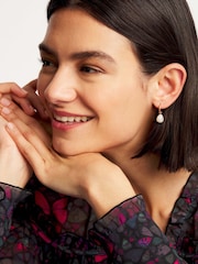 Ted Baker Gold Tone PERIAA: Pearl Huggie Earrings - Image 5 of 5