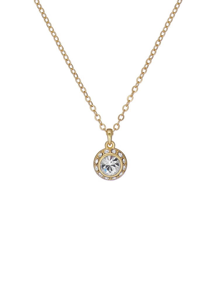 Zlata - Ted Baker SOLTELL: Obesek s kristalom Solitaire Sparkle - Slika 1 iz 4 Zlata - Ted Baker SOLTELL: Obesek s kristalom Solitaire Sparkle - Slika 1 iz 4