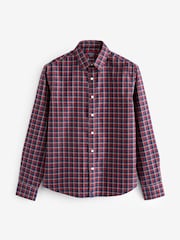UNTUCKit Blue Wrinkle-Free Slim Fit Cheny 100% Cotton Shirt - Image 5 of 6