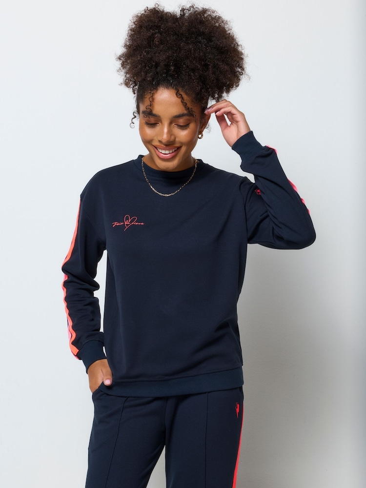 SCAMP & DUDE Slouchy Stripe Detail Sweatshirt - Image 2 sur 6 SCAMP & DUDE Slouchy Stripe Detail Sweatshirt - Image 2 sur 6
