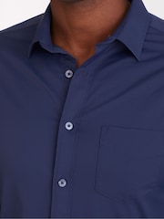 UNTUCKit Navy Blue Wrinkle-Free Performance Slim Fit Gironde Shirt - Image 3 of 3