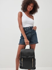 Black Laptop Backpack - Image 2 of 9