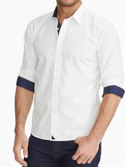 UNTUCKit White 100% Cotton Wrinkle-Free Relaxed Fit Las Cases Special Shirt - Image 3 of 5