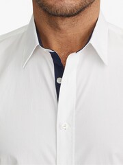 UNTUCKit White 100% Cotton Wrinkle-Free Relaxed Fit Las Cases Special Shirt - Image 4 of 5