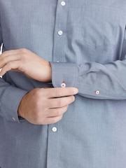 UNTUCKit Light Blue Slim Fit 100% Cotton Wrinkle Free Pio Cesare Shirt - Image 2 of 5