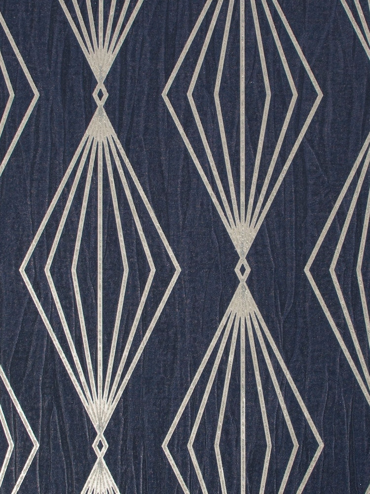 Art For The Home Dark Grey Boutique Marquise Geo 10M Wallpaper - Image 2 of 3