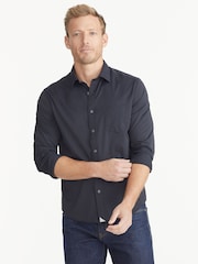 UNTUCKit Black Wrinkle-Free Performance Relaxed Fit Gironde Shirt - Image 1 of 5