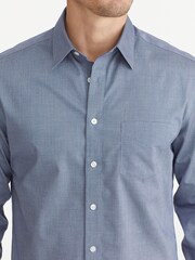 UNTUCKit Blue Slim Fit 100% Cotton Wrinkle Free Pio Cesare Shirt - Image 3 of 4