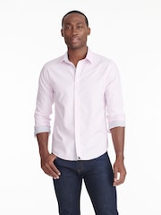 UNTUCKit Pink Wrinkle-Free Slim Fit Douro 100% Cotton Shirt - Image 1 of 5