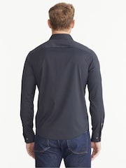 UNTUCKit Black/Grey Wrinkle-Free Performance Relaxed Fit Gironde Shirt - Image 2 of 4
