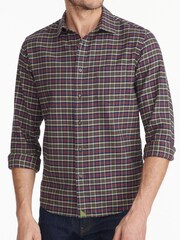 UNTUCKit Blue Flannel Regular Fit Thelander Shirt - Image 3 of 5
