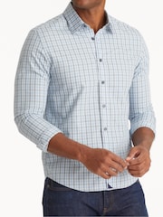 UNTUCKit Blue Sky Wrinkle-Free Regular Fit Durif 100% Cotton Shirt - Image 5 of 5