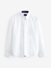 UNTUCKit White Cream 100% Cotton Wrinkle-Free Relaxed Fit Las Cases Special Shirt - Image 5 of 5
