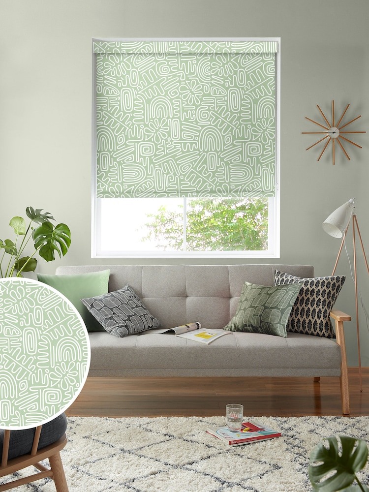 MissPrint Camino Nazca Made to Measure Roller Blinds - Image 1 of 6