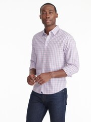 UNTUCKit Pink/Blue 100% Cotton Wrinkle-Free Slim Fit Dolcetto Shirt - Image 1 of 6