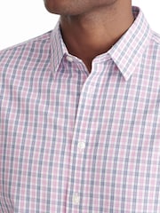 UNTUCKit Pink/Blue 100% Cotton Wrinkle-Free Slim Fit Dolcetto Shirt - Image 3 of 6
