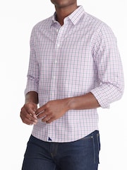 UNTUCKit Pink/Blue 100% Cotton Wrinkle-Free Slim Fit Dolcetto Shirt - Image 4 of 6