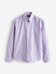 UNTUCKit Pink/Blue 100% Cotton Wrinkle-Free Slim Fit Dolcetto Shirt - Image 5 of 6