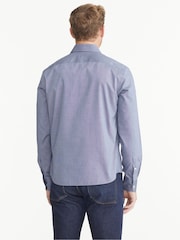 Синий/Серый - UNTUCKit Slim Fit 100% Cotton Wrinkle Free Pio Cesare Shirt - Изображение 2 из 4