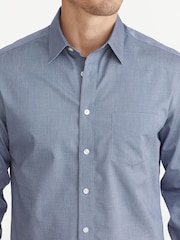 Синий/Серый - UNTUCKit Slim Fit 100% Cotton Wrinkle Free Pio Cesare Shirt - Изображение 3 из 4