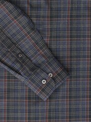 Синий - UNTUCKit 100% Cotton Wrinkle-Free Slim Fit Cordero Shirt - Изображение 4 из 5