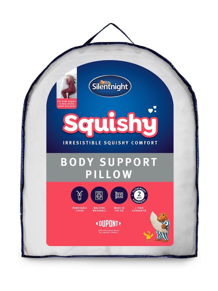 Silentnight Squishy Velvet Touch Body Support Pillow - Image 2 of 4