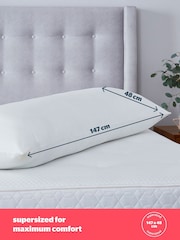 Silentnight Squishy Velvet Touch Body Support Pillow - Image 5 of 9