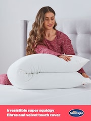 Silentnight Squishy Velvet Touch Body Support Pillow - Image 7 of 9