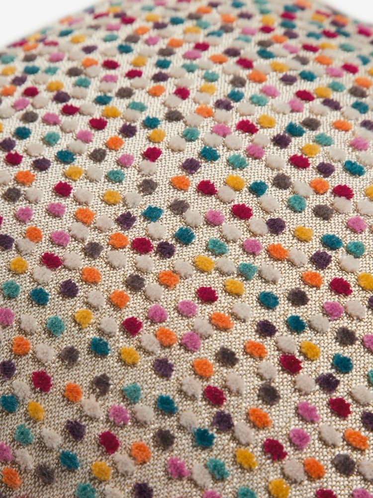 Multi Cut Velvet Spot 43 x 43cm Cushion - Image 6 of 6