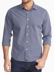 UNTUCKit Blue Regular Fit 100% Cotton Wrinkle Free Orville Shirt - Image 5 of 6