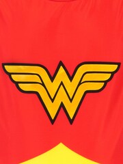 Character Red Kids Wonder Woman Swimsuit - Image 2 of 2